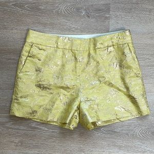 Anthropologie Leifsdottir gold shorts
